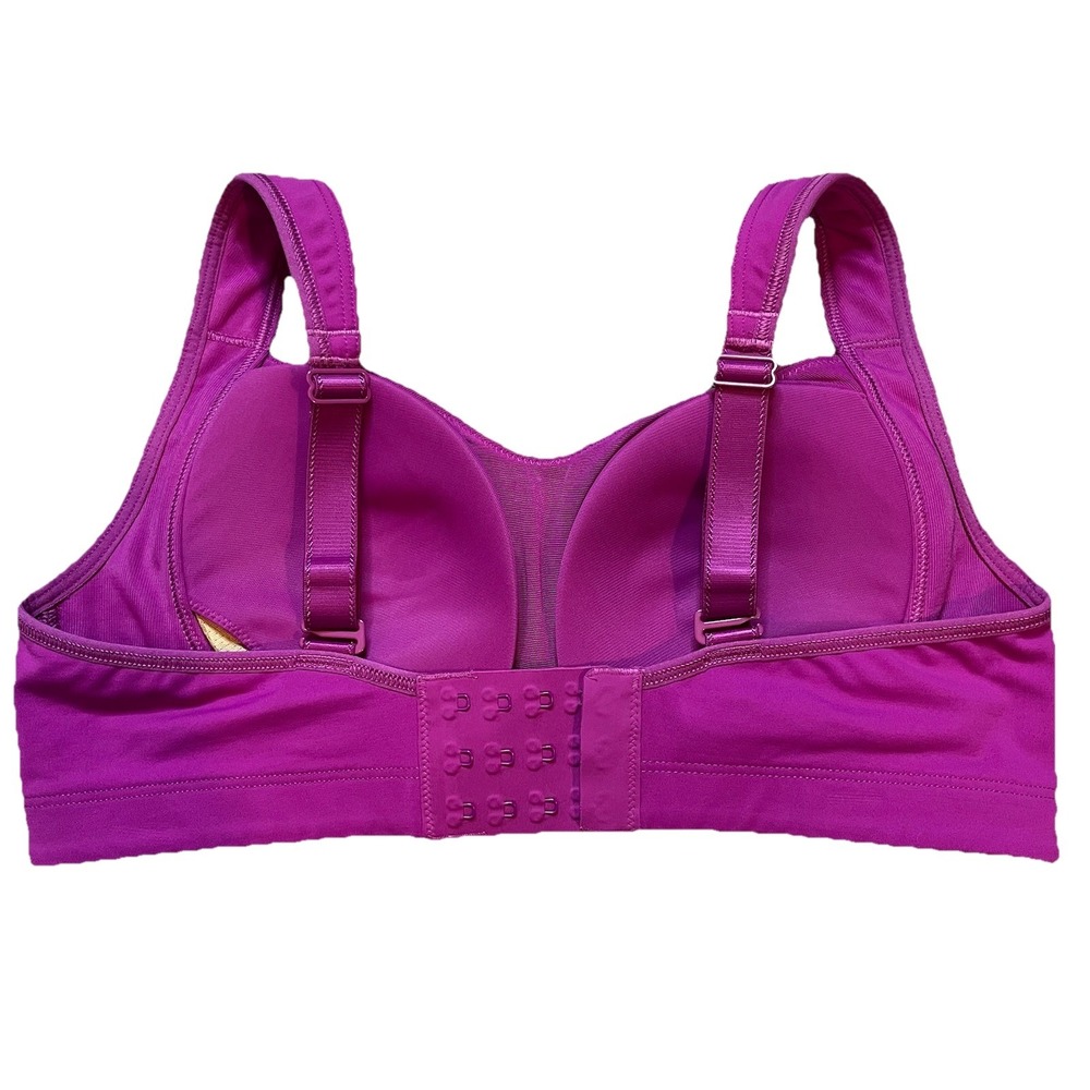 Lululemon Athletica Ta Ta Tamer II Sports Bra 34C Hot Pink Athleisure Yoga - Picture 3 of 4